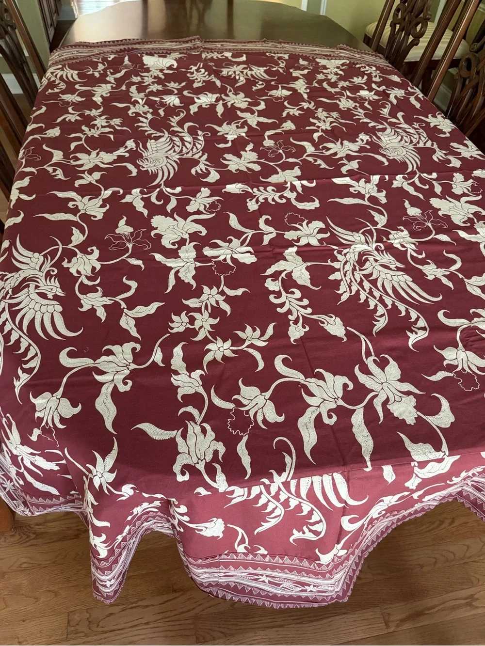 Handprint new tablecloth
